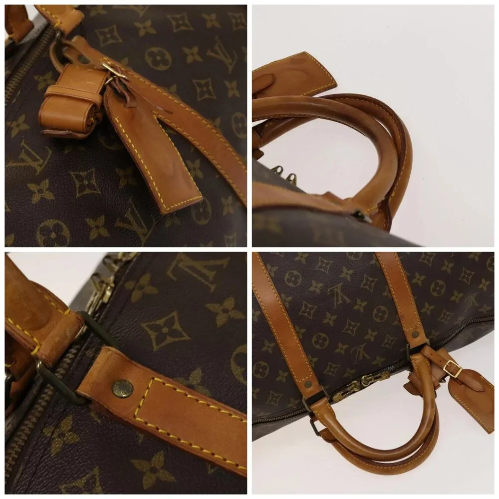 LOUIS VUITTON Monogram Keepall 60 Boston Bag M41422 LV Auth 117757 - Picture 16 of 16